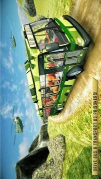 US Army Transporter Submarine Driving Games游戲截圖2