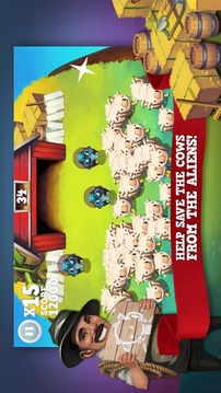 奶牛大戰(zhàn)外星人游戲截圖1