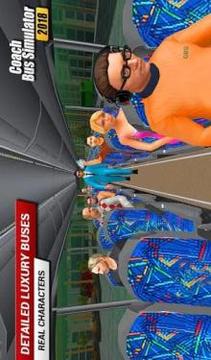 Coach Bus 2018: City Bus Driving Simulator Game游戲截圖4