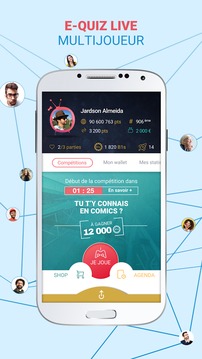 Bethewone - jeu live quiz gratuit 24/7 gain cash !游戲截圖4
