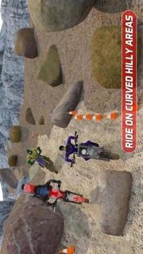 Offroad Superhero Bike Racing Adventure游戲截圖2