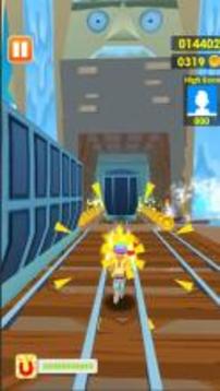 Rush Runner Train Surf 3D游戲截圖1