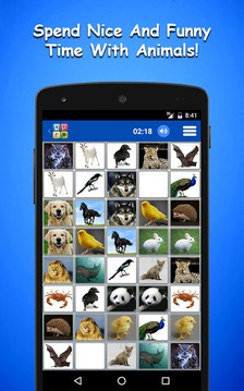 Animals memory game for kids游戏截图4