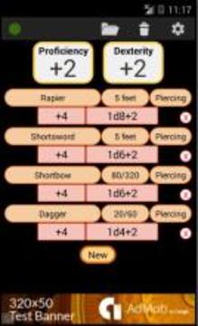 Fifth Edition Character Sheet游戲截圖3
