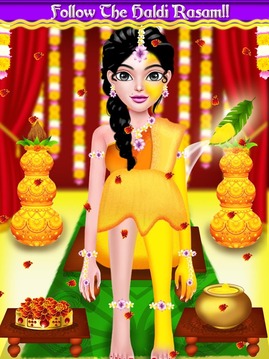 Indian Fashion Girl Wedding游戲截圖2