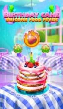 Birthday Cake - Unicorn Food Fever游戏截图5