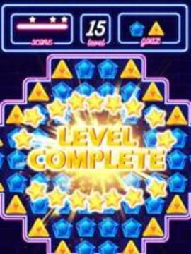 Jewel Glowing Neon Crush游戲截圖1