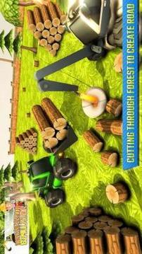 Real Excavator Simulator 2018-Crane Game游戲截圖4