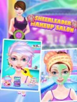 Cheerleader Makeup Salon - Cricket IPL 2019游戲截圖5