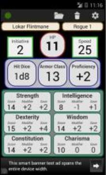 Fifth Edition Character Sheet游戲截圖1