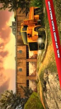 Offroad Log Transporter – Hill Climb Cargo Truck游戏截图3