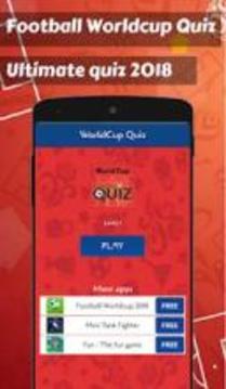 Football Quiz 2018: Football Soccer World Cup quiz游戲截圖3