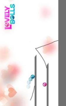 Lovely balls : Play the draw luv dots brain game游戲截圖4
