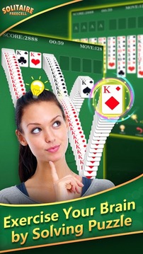 FreeCell Solitaire -Classic & Fun Card Puzzle Game游戲截圖4