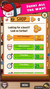 Sushi Tycoon - Idle Game游戲截圖2