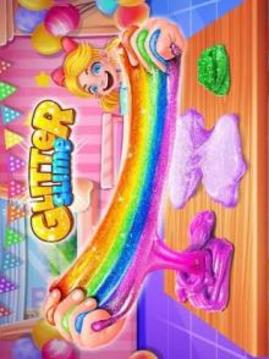 Glitter Slime Maker - Crazy Slime Fun游戏截图1