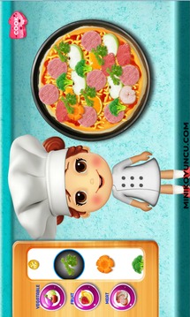 Lili Cooking Pizza游戲截圖3