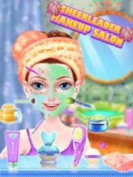 Cheerleader Makeup Salon - Cricket IPL 2019游戲截圖2