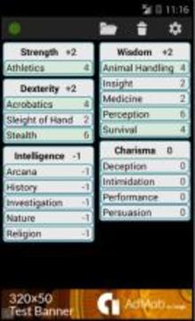 Fifth Edition Character Sheet游戲截圖2