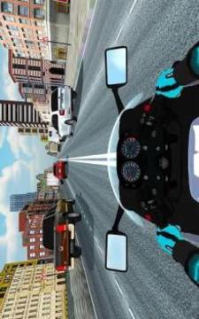 Highway Traffic Rider - 3D Bike Racing游戲截圖5