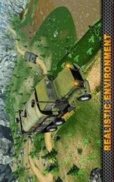4x4 Army Truck Driving Simulator Mountain Climb游戏截图3