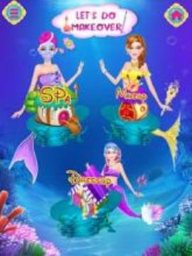 Mermaid Girl Makeup Salon游戲截圖4