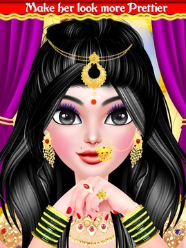 Indian Fashion Girl Wedding游戲截圖3