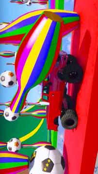Superheroes Monster Stunt Race游戲截圖3