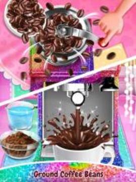 Glitter Coffee - Make The Most Trendy Food游戲截圖1