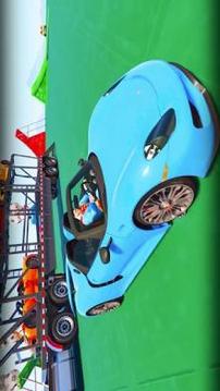Superhero Car Racing: Car Stunt Racing 2018游戏截图2