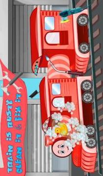 Train Cleanup Repair & Wash Salon游戲截圖3
