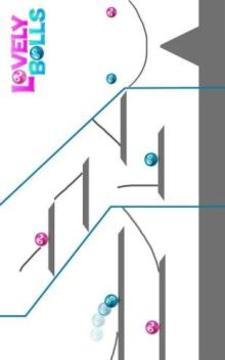 Lovely balls : Play the draw luv dots brain game游戲截圖1