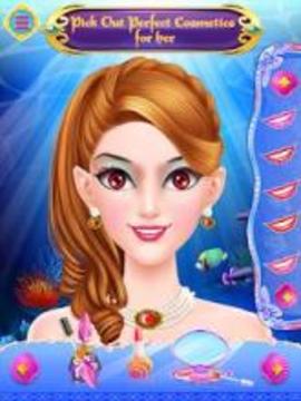Mermaid Girl Makeup Salon游戲截圖2