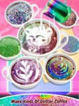 Glitter Coffee - Make The Most Trendy Food游戲截圖3