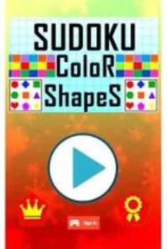 Sudoku Color Shapes Puzzle : Kids Free Game游戲截圖5