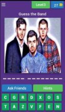 Guess The Band Quiz Game游戲截圖3