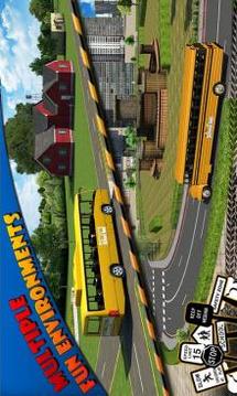 Schoolbus Driver 3D SIM游戲截圖5