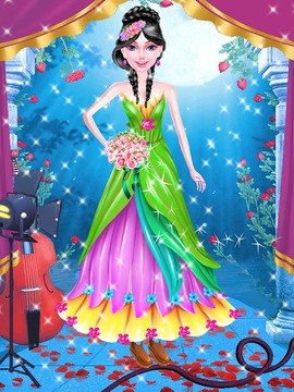 Flower Girl - Princess Makeup Salon Games游戲截圖1