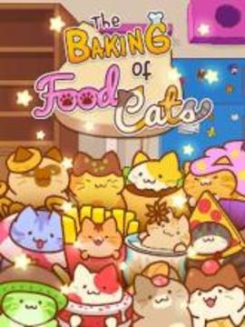 Baking of: Food Cats - Cute Kitty Collecting Game游戲截圖5