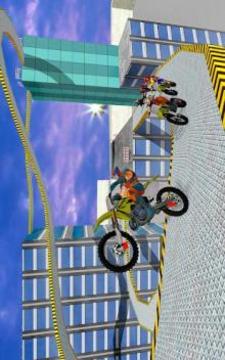 Superhero Bike Stunt Racing fever (kids game)游戲截圖4