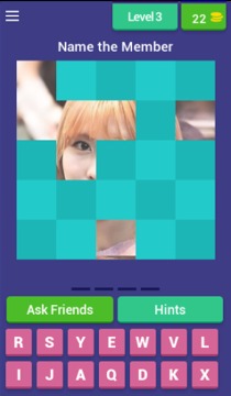 Name TWICE Quiz - Tiles游戲截圖2