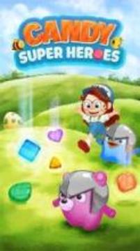 Candy Super Heroes : Match 3 Games & Puzzle Games游戲截圖1