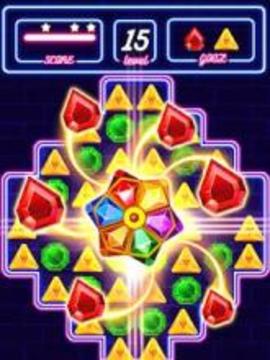 Jewel Glowing Neon Crush游戲截圖4