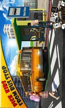 Schoolbus Driver 3D SIM游戲截圖1