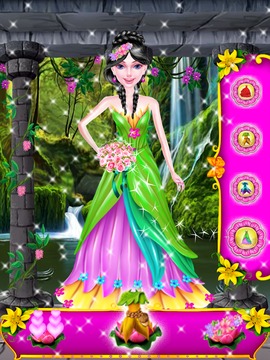 Flower Girl - Princess Makeup Salon Games游戲截圖2