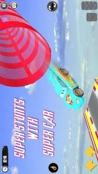 Splashy Superhero Vertigo racing : lightning car游戲截圖4