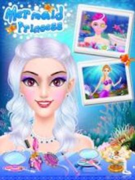 Mermaid Girl Makeup Salon游戲截圖5