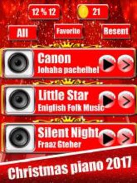 Music Piano Christmas Games游戲截圖2