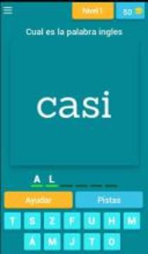 Spanish to English: Translation Quiz游戲截圖1