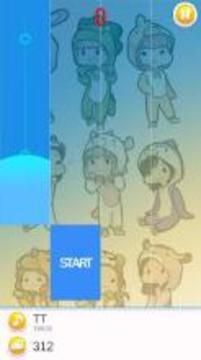 TWICE Chibi Piano Tiles游戲截圖1